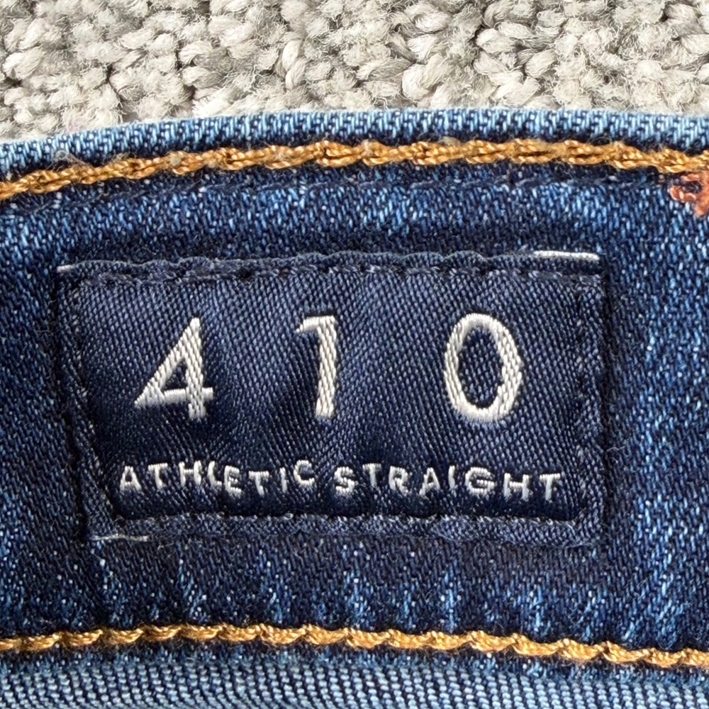 Lucky Brand 410 Athletic Straight Jeans Mens 36x32 Blue Medium Wash Denim - Picture 3 of 8